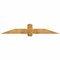Ekena Millwork Eugene Rough Sawn Timber Gable Bracket, Western Red Cedar, 72"W x 12"H x 4"D x 6"F, 4/12 Pitch GBW072X12X0406EUG00RWR - alternate 1